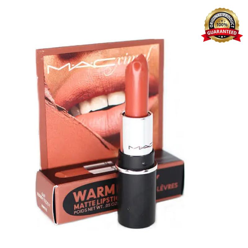 رژ لب جامد مینی مات  مک_MAC  رنگ  Warm teddy