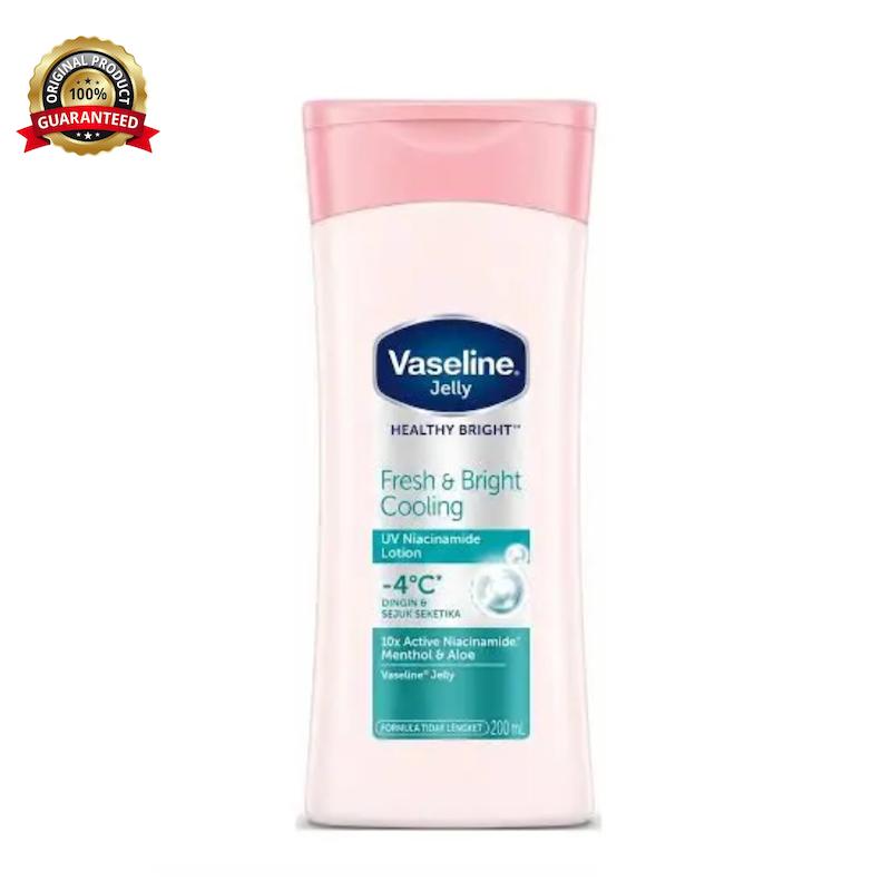 لوسیون بدن خنک کننده وازلین هلثی برایت مدل Fresh & Bright  حجم 200 میل