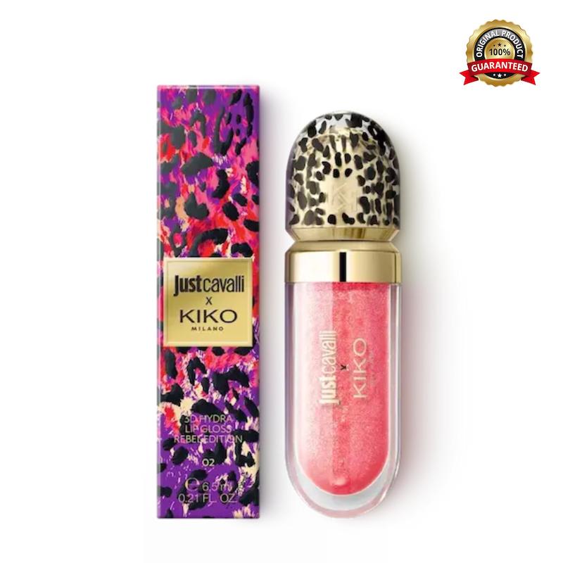 لیپ گلاس کیکو و جاست کاوالی مدل Rebel Edition رنگ 02 jaguar nectar