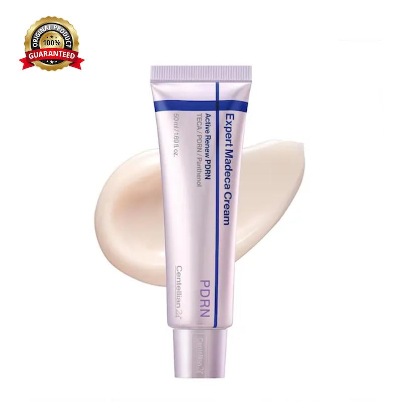 کرم ترمیم‌ کننده PDRN سنتلین 24 مدل Expert Madeca Cream Active Renew