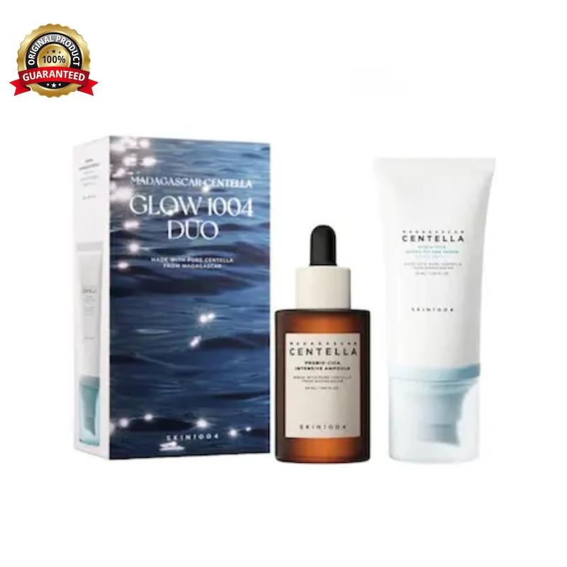 پک ضدآفتاب و سرم پروبیوتیک سنتلا Glow 1004 Duo Madagascar (Centella)
