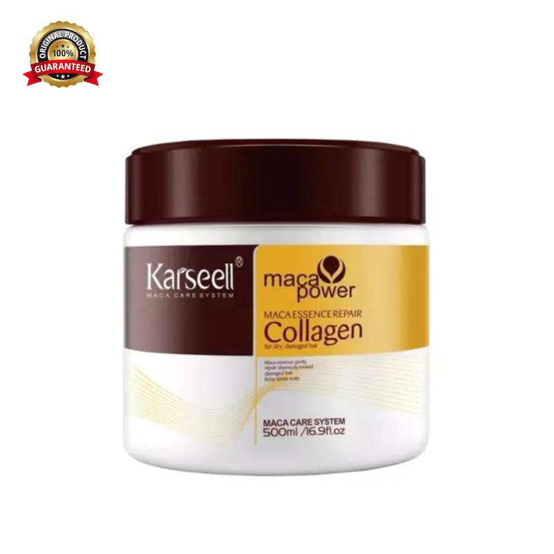 ماسک مو کلاژن ماکا پاور کارسل ۵۰۰ میل Karseell Maca Power Collagen Hair Mask 500ml