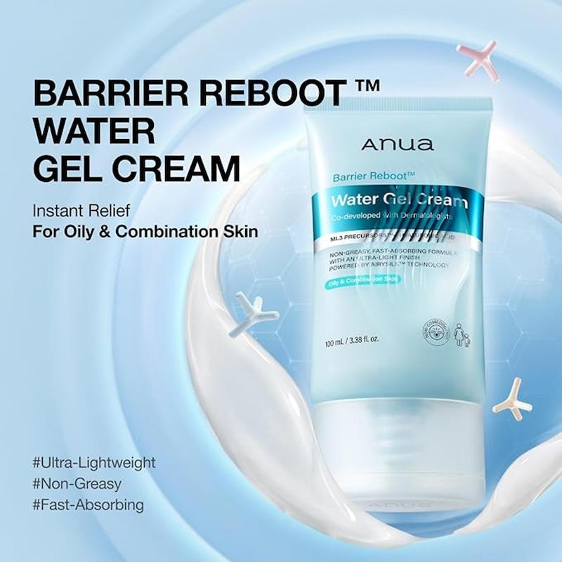 ژل کرم بریر ریبوت آنوا آبرسان و تقویت کننده سددفاعی پوست چرب، مختلط و حساس Anua Barrier Reboot Cream