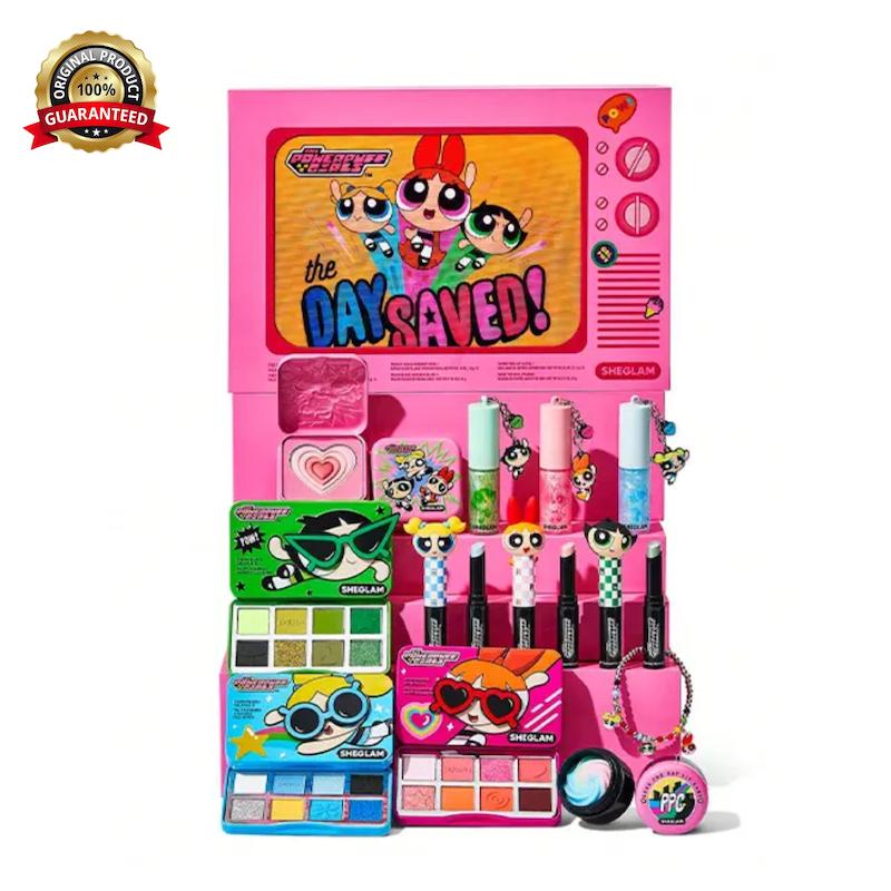 پک آرایشی پاورپاف گرل شیگلم Sheglam The Powerpuff Girls Collection Set