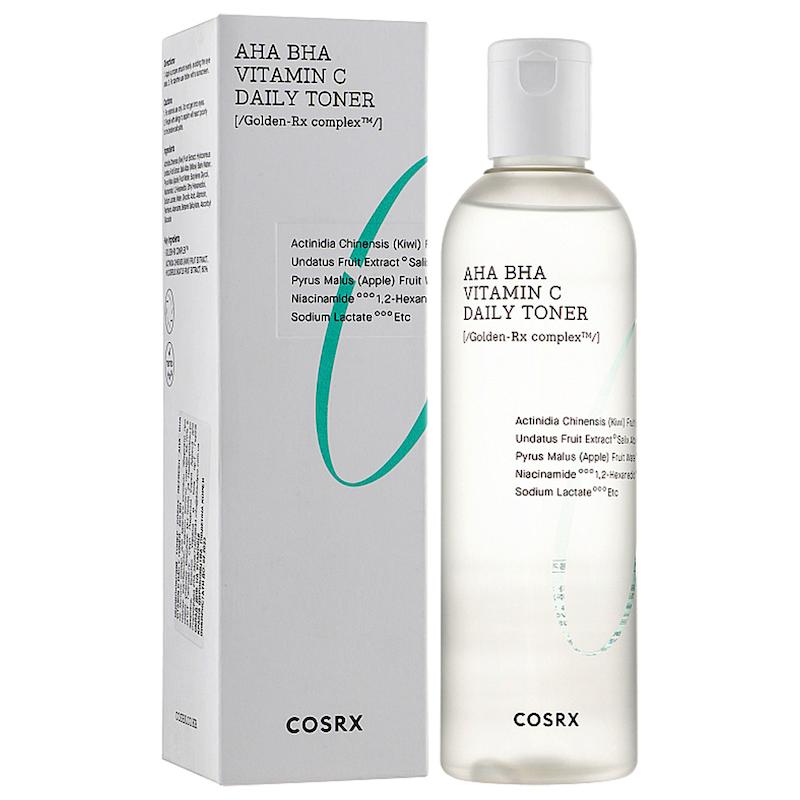 تونر روزانه روشن کننده AHA-BHA ویتامین سی کوزارکس  Cosrx Aha Bha Vitamin C Daily Toner 280Ml