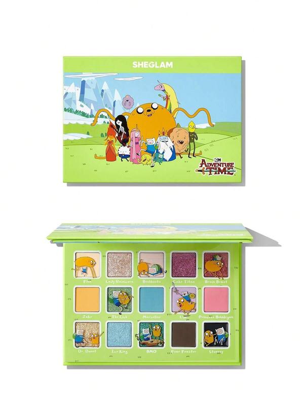 پالت سایه چشم پودری ۱۵ رنگ شیگلم کالکشن ادونچر تایم (Adventure Time)