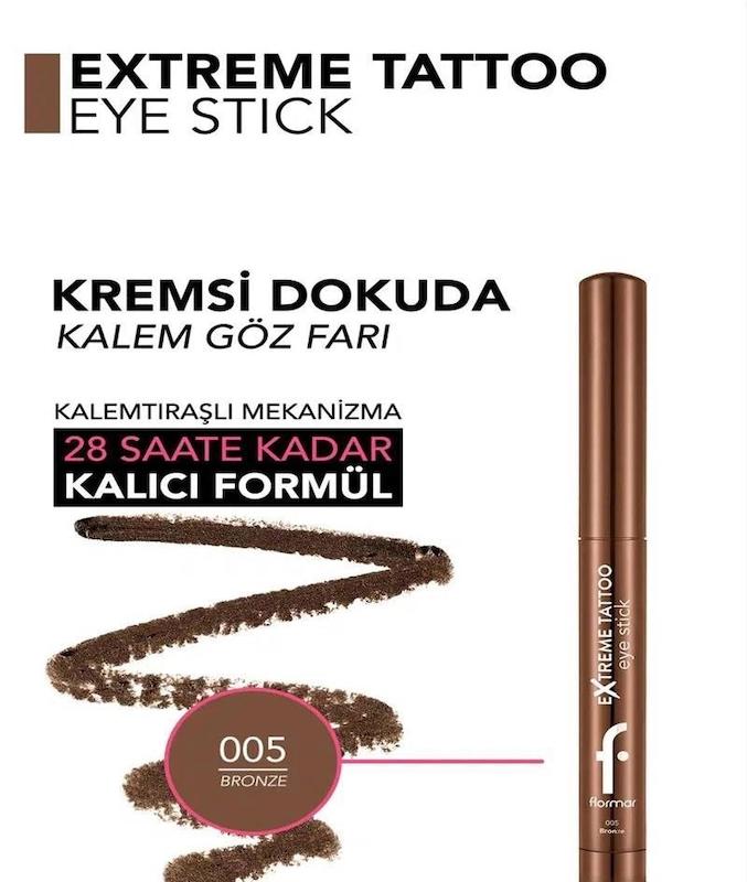 سایه استیکی فلورمار  Flormar Extreme Tattoo