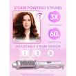 سشوار برسی بخاردار شیگلم مدل Hydra Shot Steam Blowout Brush Pro