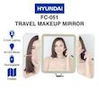 آینه آرایشی رینگ لایت دار هیوندای | Hyundai LED Makeup Mirror