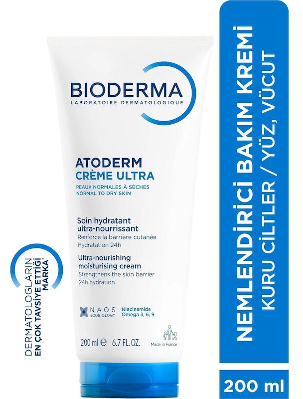 کرم مرطوب کننده و ترمیم کننده اتودرم اولترا بایودرما ۲۰۰ میل | Bioderma Atoderm Ultra Cream