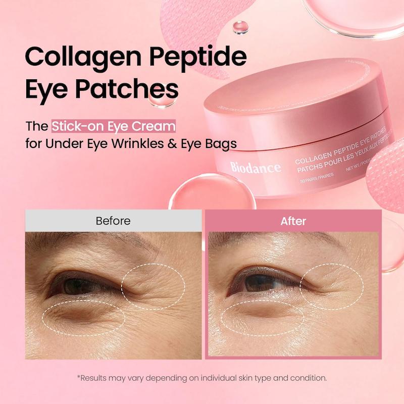 پچ دور چشم کلاژن و پپتاید بایودنس | Biodance Collagen Peptide Eye Patch