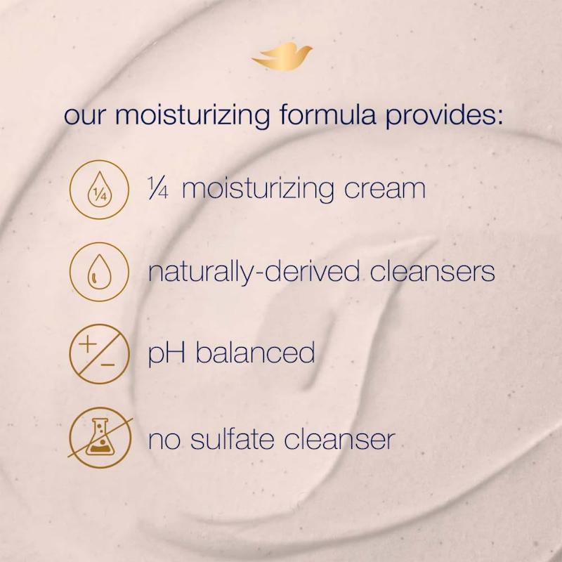 اسکراب بدن داو رایحه جو و کالاندولا Dove Exfoliating Body Polish Scrub for Silky Skin Oatmeal & Calendula Oil Body Scrub