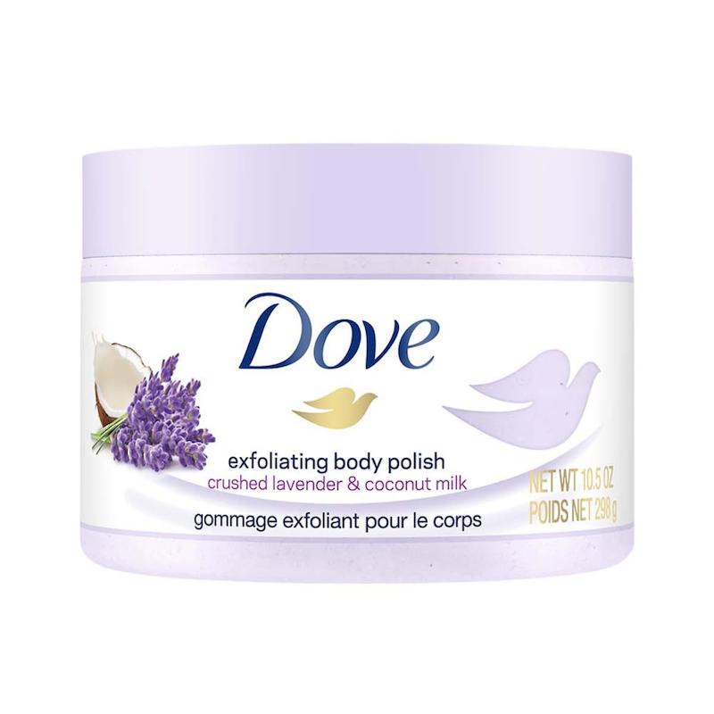 اسکراب بدن داو رایحه لوندر و نارگیل Dove Exfoliating Body Polish Body Scrub Crushed Lavender & Coconut Milk 