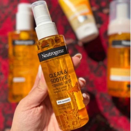 اسپری تونیک مرطوب و شاداب‌کننده زردچوبه نوتروژینا | Neutrogena Turmeric Toning Mist
