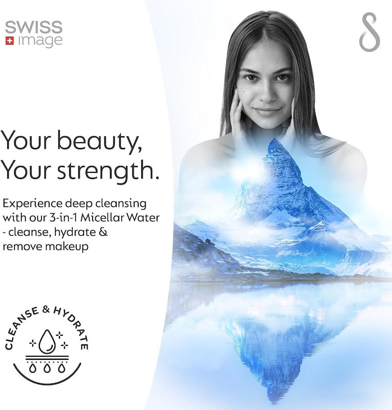 میسلار واتر سوئیس ایمیج حجم 400 میل | Swiss Image Micellar Water