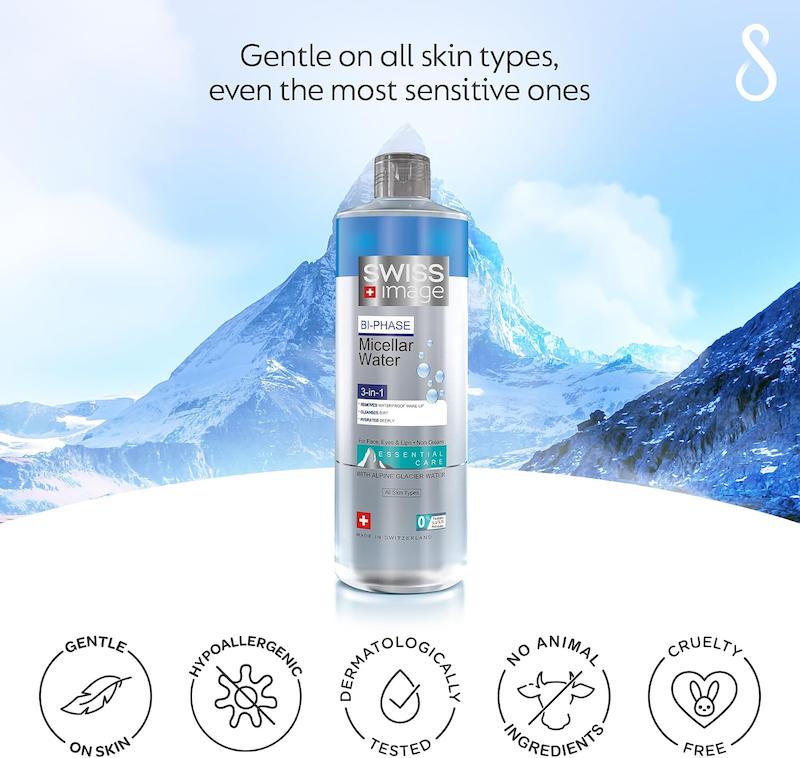 میسلار واتر سوئیس ایمیج حجم 400 میل | Swiss Image Micellar Water