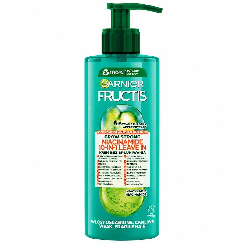 کرم مو 10 کاره بعد از حمام گارنیر مدل Grow Strong | Garnier Fructis Hair Food Grow Strong Leave-In Cream