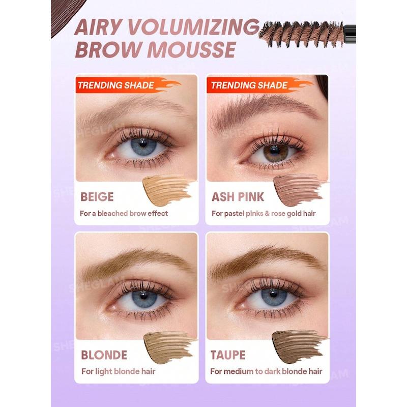 موس رنگی و حجم‌دهنده ابرو شیگلم رنگ Espresso | SHEGLAM Airy Tinted Volumizing Brow Mousse