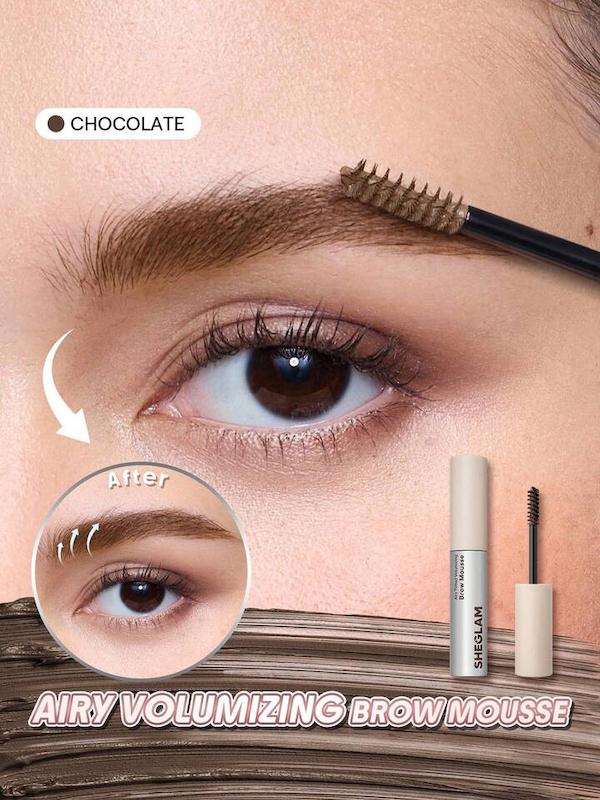 موس رنگی و حجم‌دهنده ابرو شیگلم رنگ Espresso | SHEGLAM Airy Tinted Volumizing Brow Mousse
