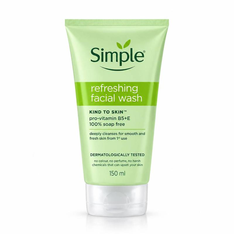 ژل شستشو صورت سیمپل مدل Refreshing Facial Wash حجم 150 میل | Simple