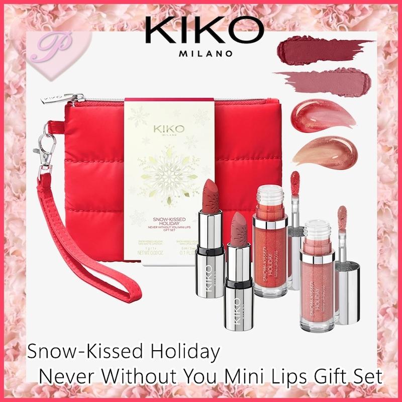 پک کیکو میلانو مینی لیپ گلاس و رژ لب مدل ست هدیهSnow Kissed Holiday