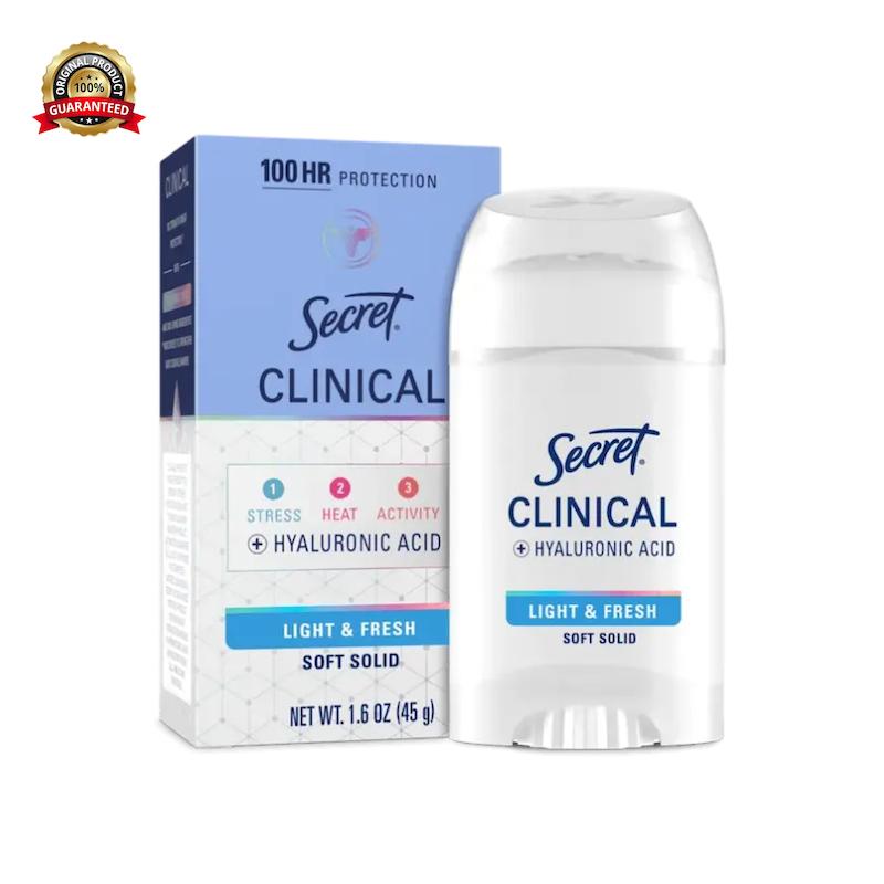  مام سکرت کلینیکالClinical Strength Soft Solid مدل light and fresh وزن ۴۵ گرم