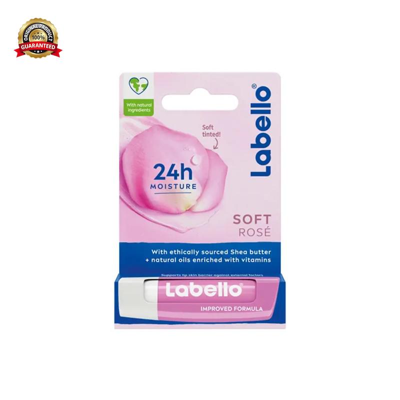 بالم لب گل رز لابلو Labello Soft Rose Lip Balm Stick
