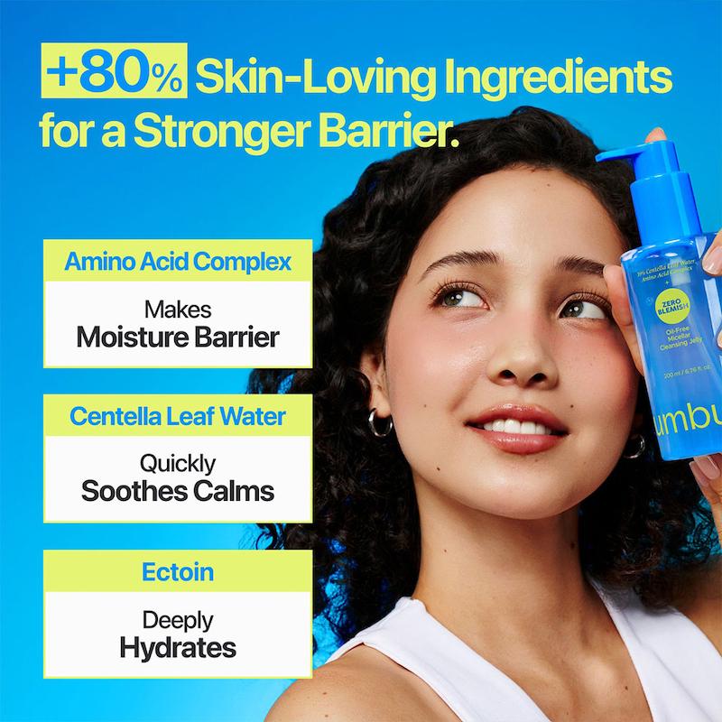 ژل میسلار بدون چربی نامبوزین (ضد جوش و پاک کننده عمقی )Numbuzin oil free Micellar ZERO BLEMISH