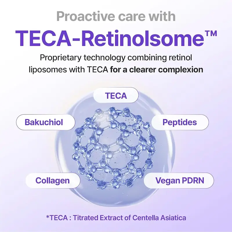 سرم سفت‌کننده و ضدچروک سنتلا ۲.۰+ سنتلیان ۲۴ مدل Madeca TECA Retinol-Zome