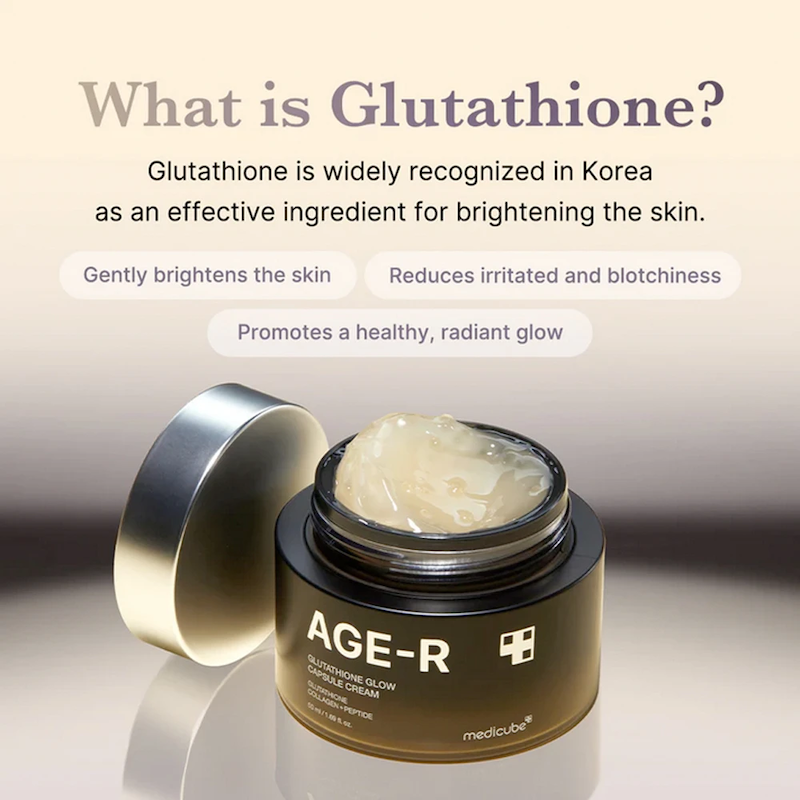 کرم کپسولی مدی کیوب مدل گلوتاتیون - جوان‌ساز و درخشان‌کننده حجم ۵۰ میلی‌لیتر (medicube GLOW CAPSULE CREAM AGE-R)