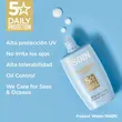 ضدآفتاب بی‌رنگ ایزدین مدل مجیک فیوژن واتر spf50 حجم ۵۰ میلی‌لیتر