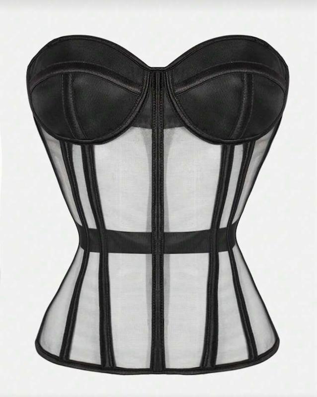 Black Wrap Bustier