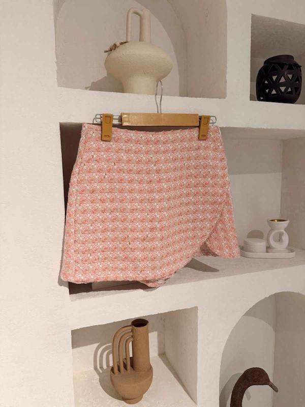 دامن پارچه شَنل