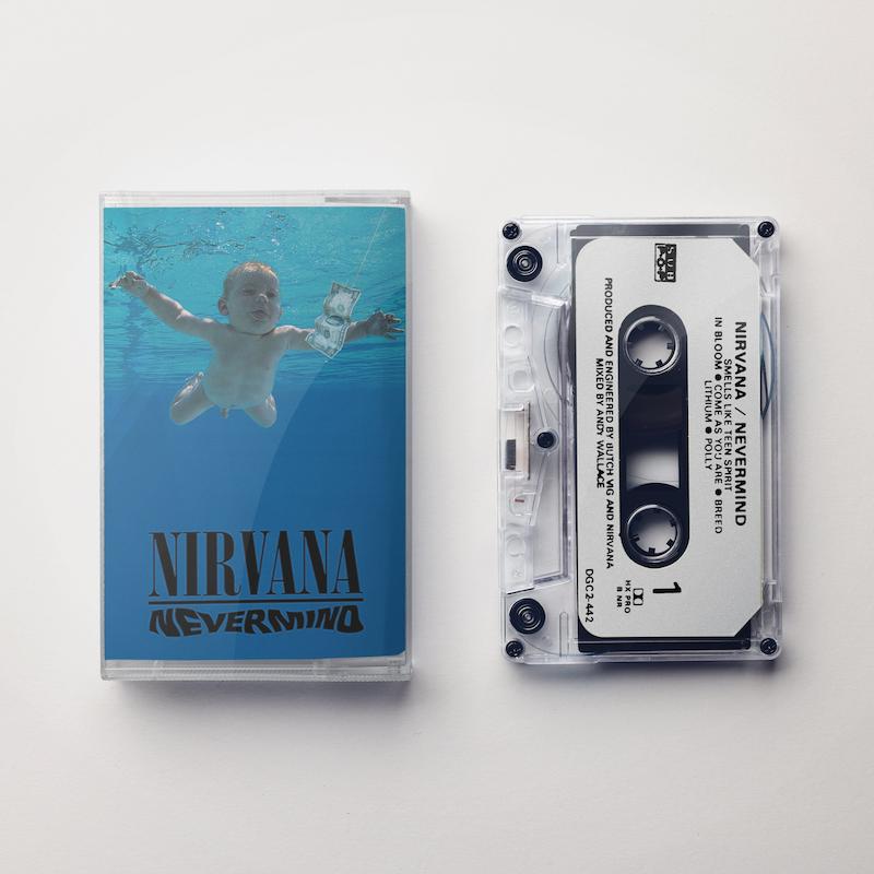 کاست آلبوم Nevermind از Nirvana