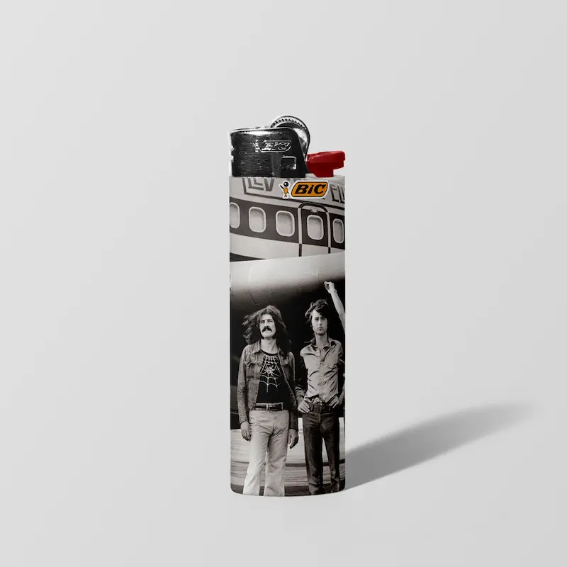 فندک BIC اورجینال سایز بزرگ طرح Led Zeppelin 01