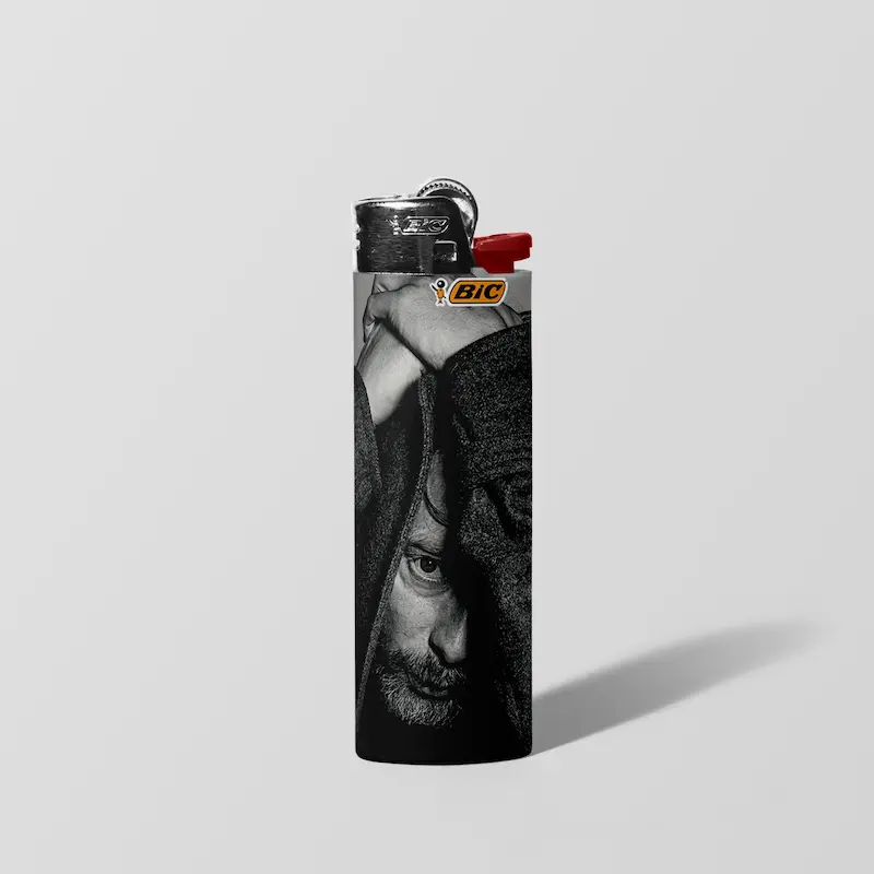 فندک BIC اورجینال سایز بزرگ طرح Thom Yorke 02
