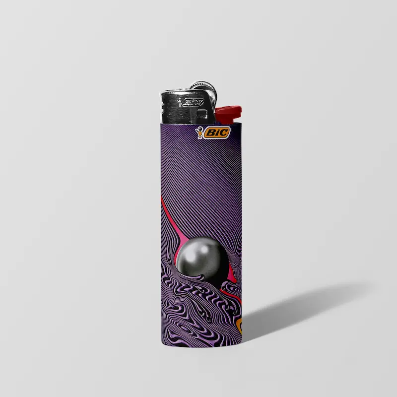 فندک BIC اورجینال سایز بزرگ طرح Tame Impala 01