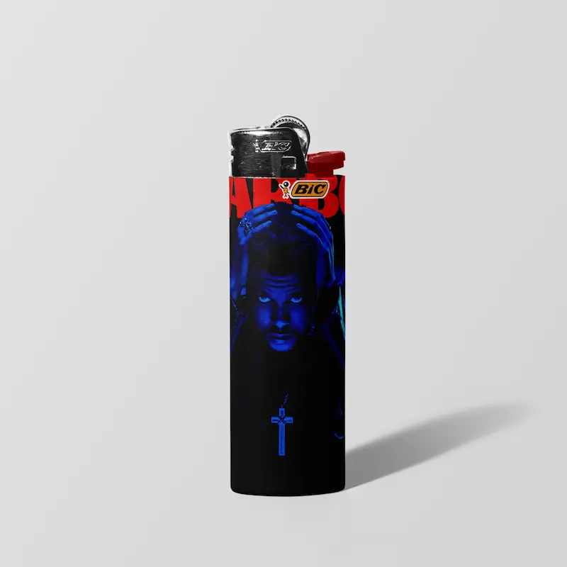 فندک BIC اورجینال سایز بزرگ طرح Starboy The Weeknd 01