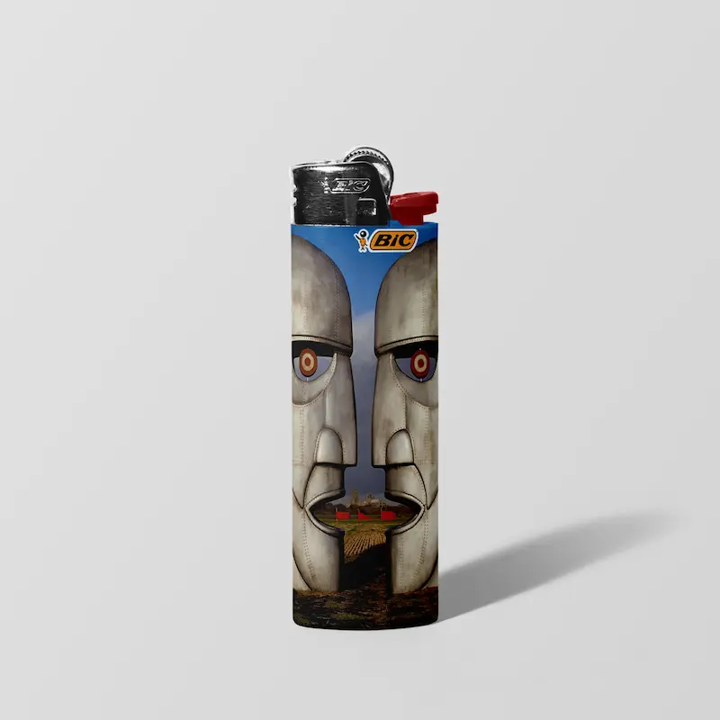 فندک BIC اورجینال سایز بزرگ طرح The Division Bell Pink Floyd 01