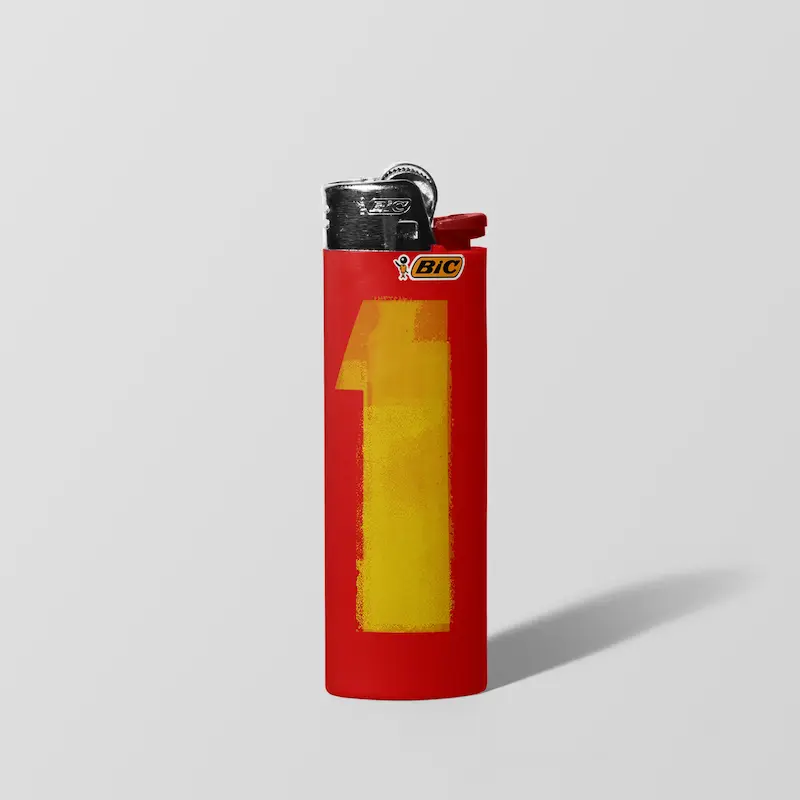 فندک BIC اورجینال سایز بزرگ طرح The Beatles 03