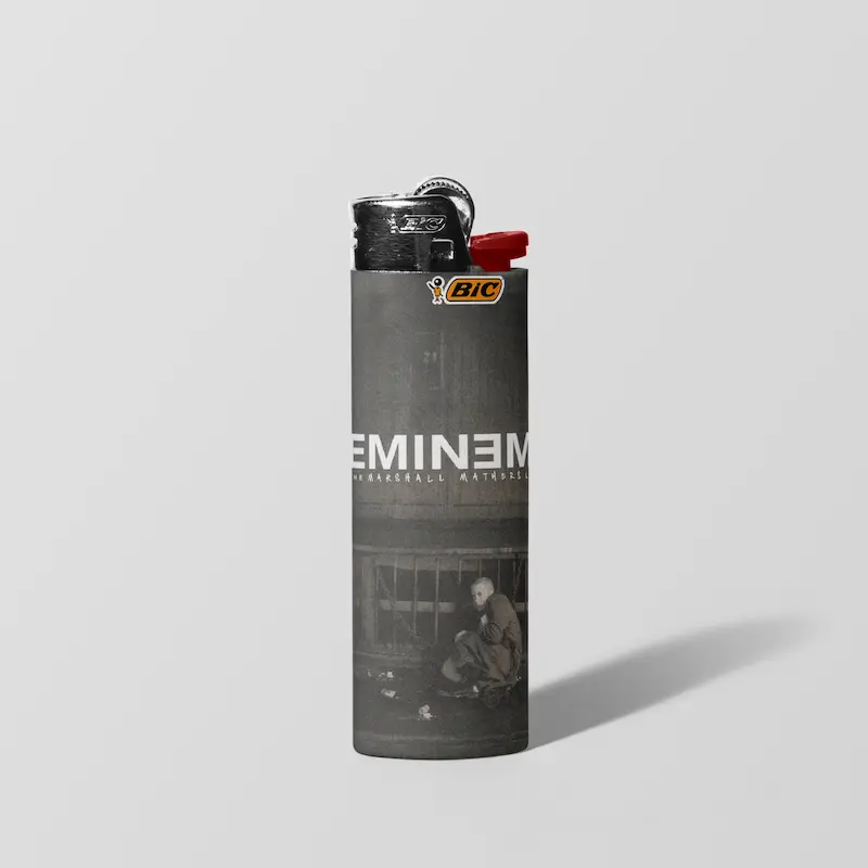 فندک BIC اورجینال سایز بزرگ طرح Eminem 01