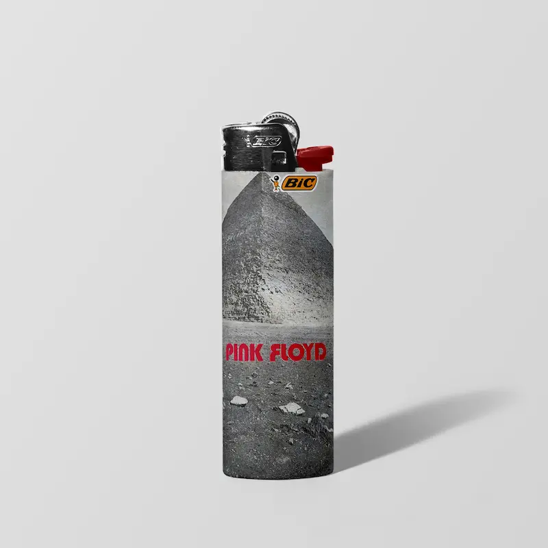 فندک BIC اورجینال سایز بزرگ طرح Pink Floyd 03