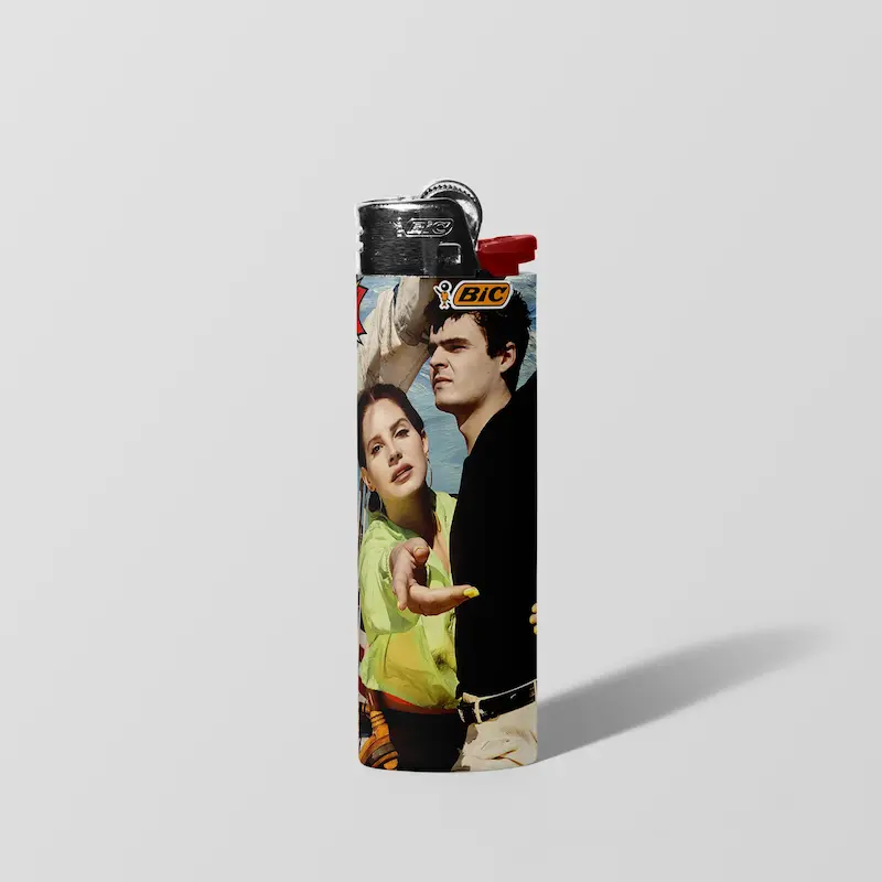 فندک BIC اورجینال سایز بزرگ طرح Lana Del Rey 01