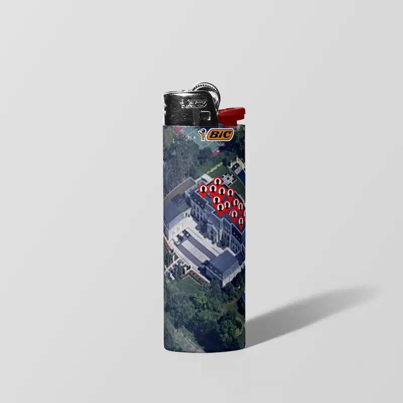فندک BIC اورجینال سایز بزرگ طرح Kendrick Lamar 02