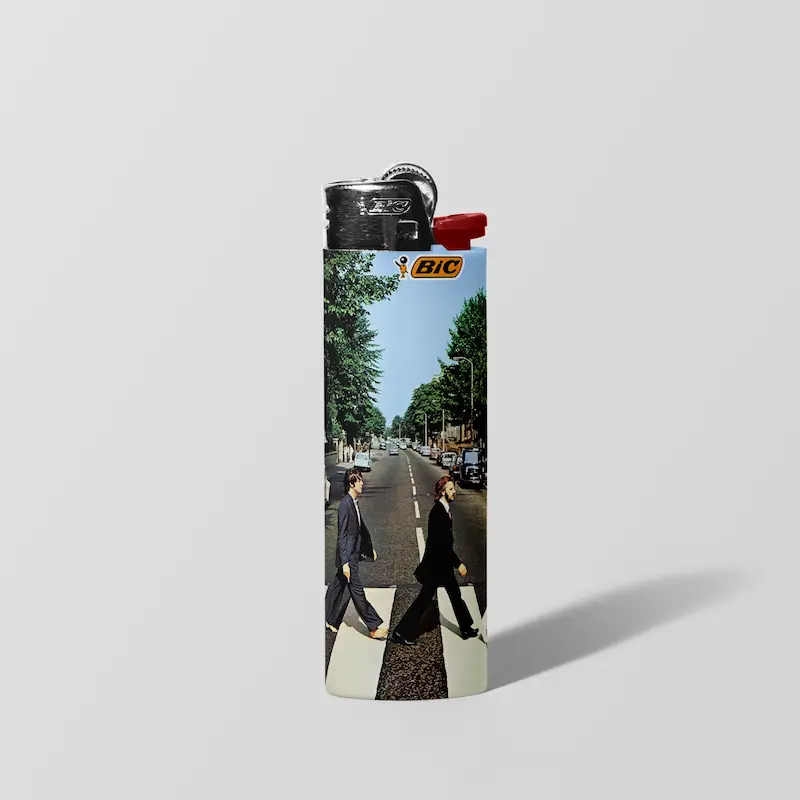 فندک BIC اورجینال سایز بزرگ طرح The Beatles 04