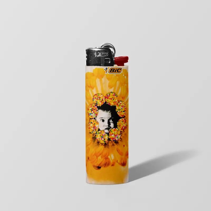 فندک BIC اورجینال سایز بزرگ طرح Creep Radiohead 01