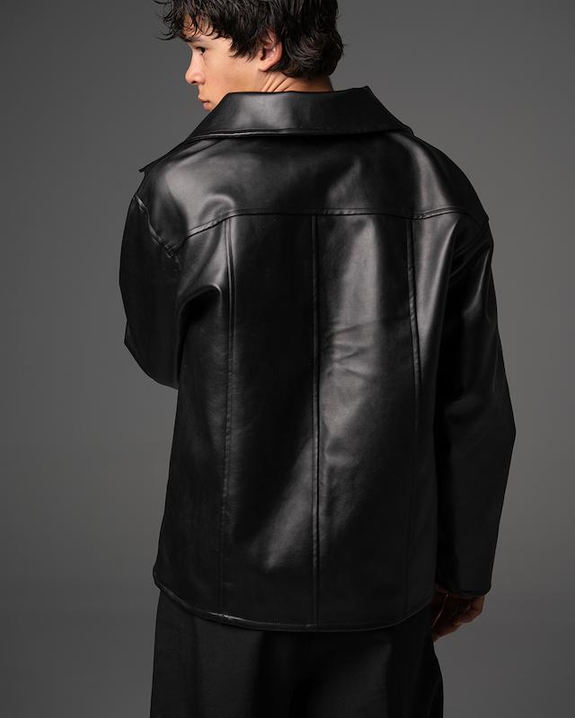 LEATHER COAT