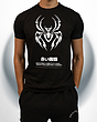 T shirt black spider