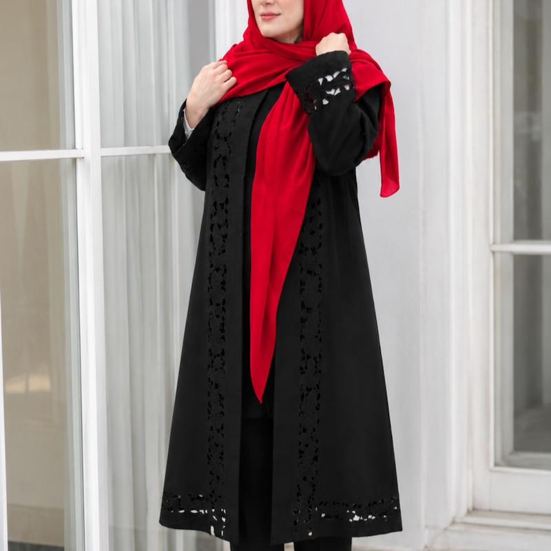 مانتو برودری گل