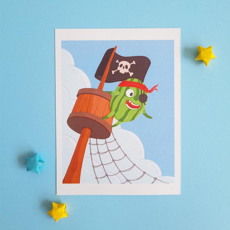 دزد دریایی هندونه ای